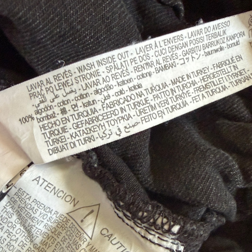 Zara Paperbag Waist‎ Black Denim Jeans 6 - Picture 4 of 6